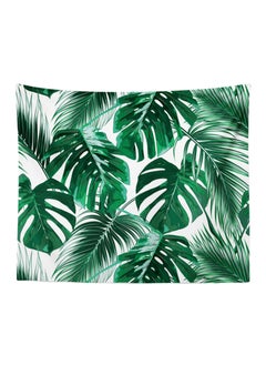 Excefore Tropical Green Palm Leaves Pattern Tapestry 3D Home Decorative Wide Wall Hanging Carpet Blanket for Bedroom Living Room Dorm Art Decor Home Accessories(150x130CM)  - Image 1