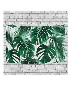 Excefore Tropical Green Palm Leaves Pattern Tapestry 3D Home Decorative Wide Wall Hanging Carpet Blanket for Bedroom Living Room Dorm Art Decor Home Accessories(150x130CM)  - Image 4