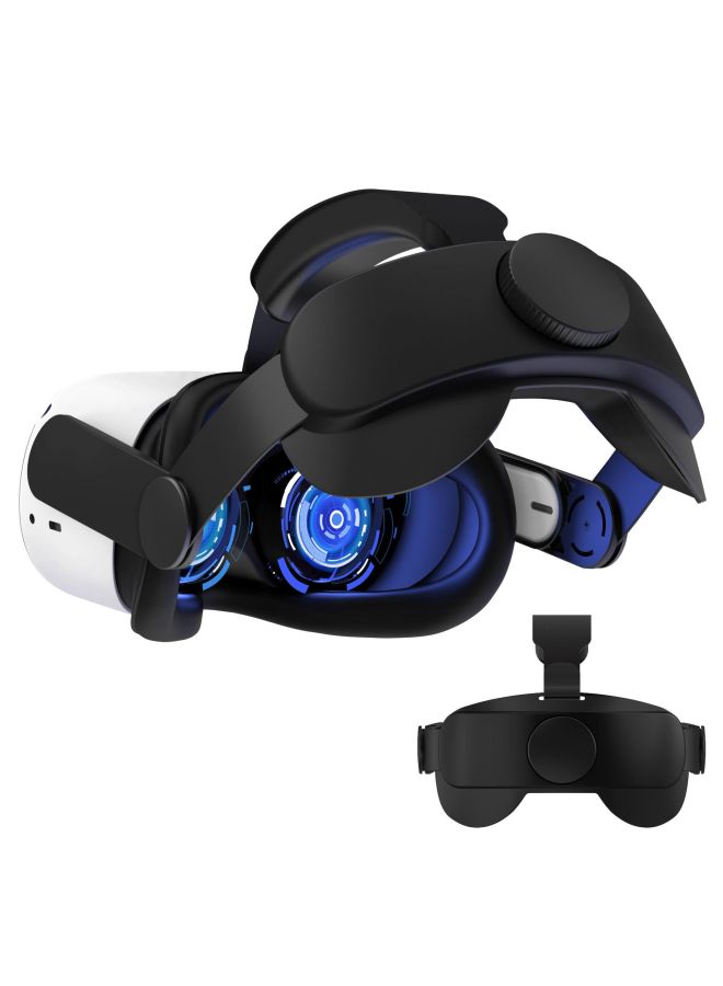 حمالة رأس قابلة للتعديل لـ Oculus Quest 2 - إكسسوارات ذكية مريحة للواقع الافتراضي بدون ضغط على الوجه - حصرية - Image 5