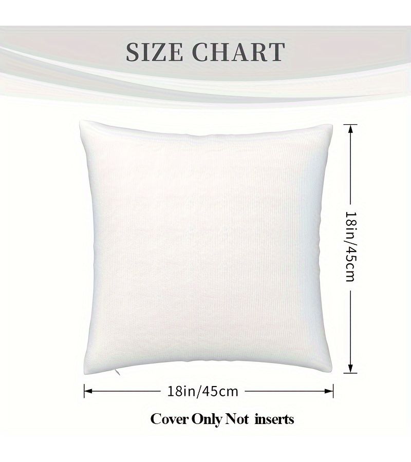 Retro Cassette Tape Pillow Cover Vintage Music Theme Double Sided 18x18 Inch Plush Cushion Case - Image 3
