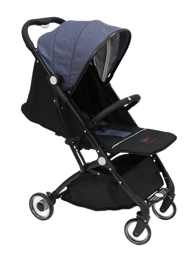 Everything For Kids Ultra Lightweight Compact Folding Travel Cabin Stroller For Baby 5-Point Safety Harness - Image 1