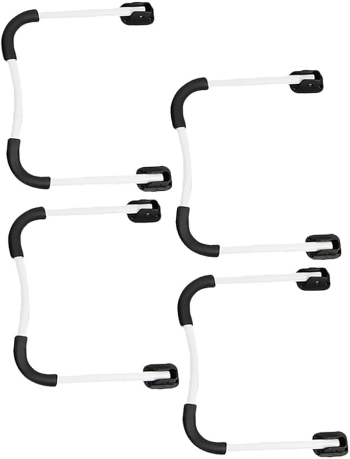 مجموعة أرجل طاولة معدنية على شكل حرف U من 2 لدراسة طاولة سرير قابلة للطي أثاث DIY - Image 1