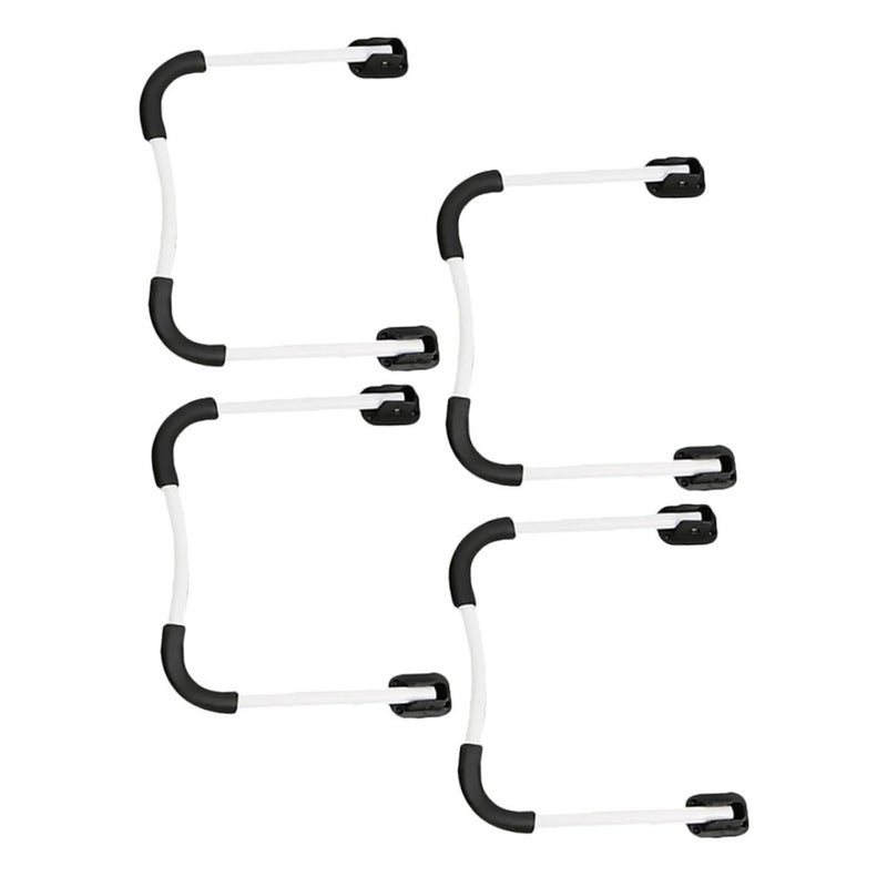 مجموعة أرجل طاولة معدنية على شكل حرف U من 2 لدراسة طاولة سرير قابلة للطي أثاث DIY - Image 2