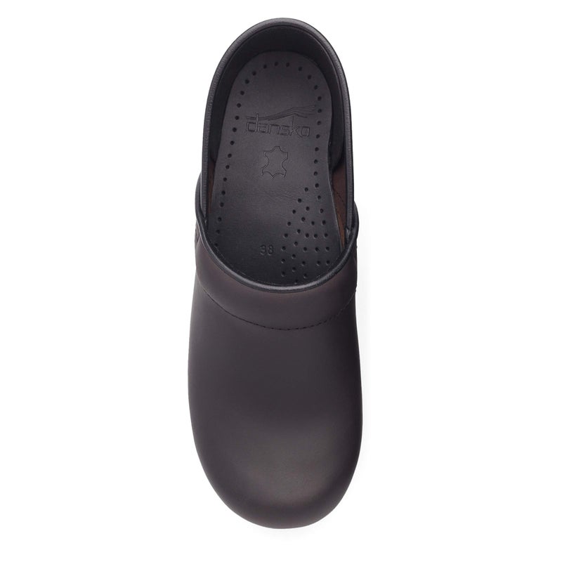 Dansko Womenâ€™s Professional Slip-On Clogs â€“Rocker Sole and Arch Support for Comfort-Ideal for Nursing, Food Service, Healthcare Antique Brown/Blk 6.5-7 M US - Image 2