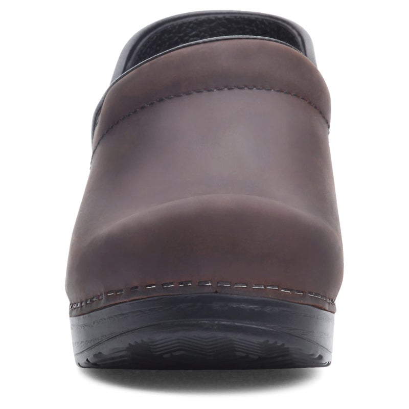 Dansko Womenâ€™s Professional Slip-On Clogs â€“Rocker Sole and Arch Support for Comfort-Ideal for Nursing, Food Service, Healthcare Antique Brown/Blk 6.5-7 M US - Image 4