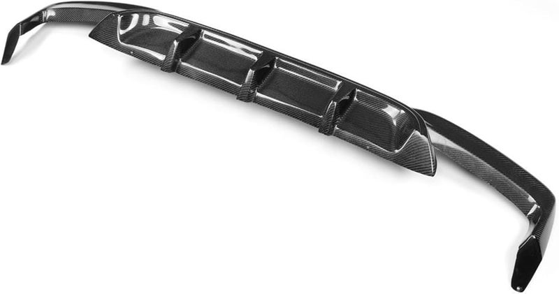 DEMULAX Carbon Fiber Rear Bumper Diffuser Lip for BMW 6 Series - Image 1