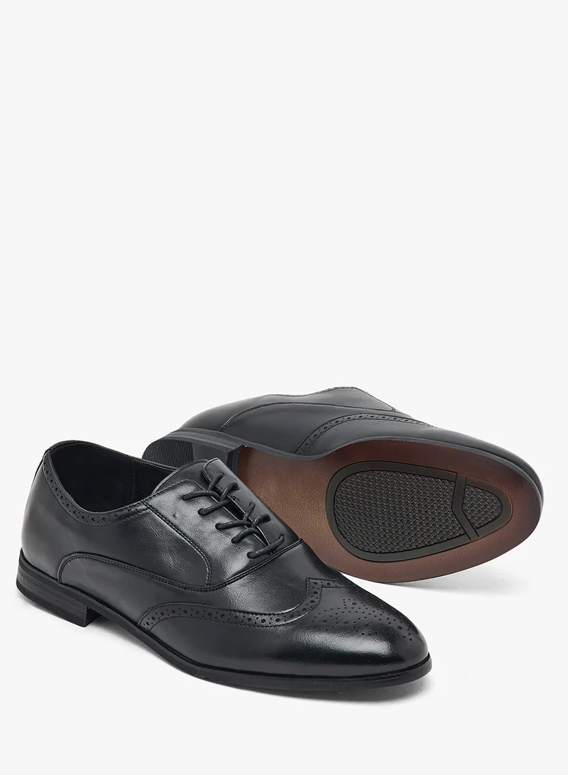 Robert Wood Brogue Details Formal Lace Ups