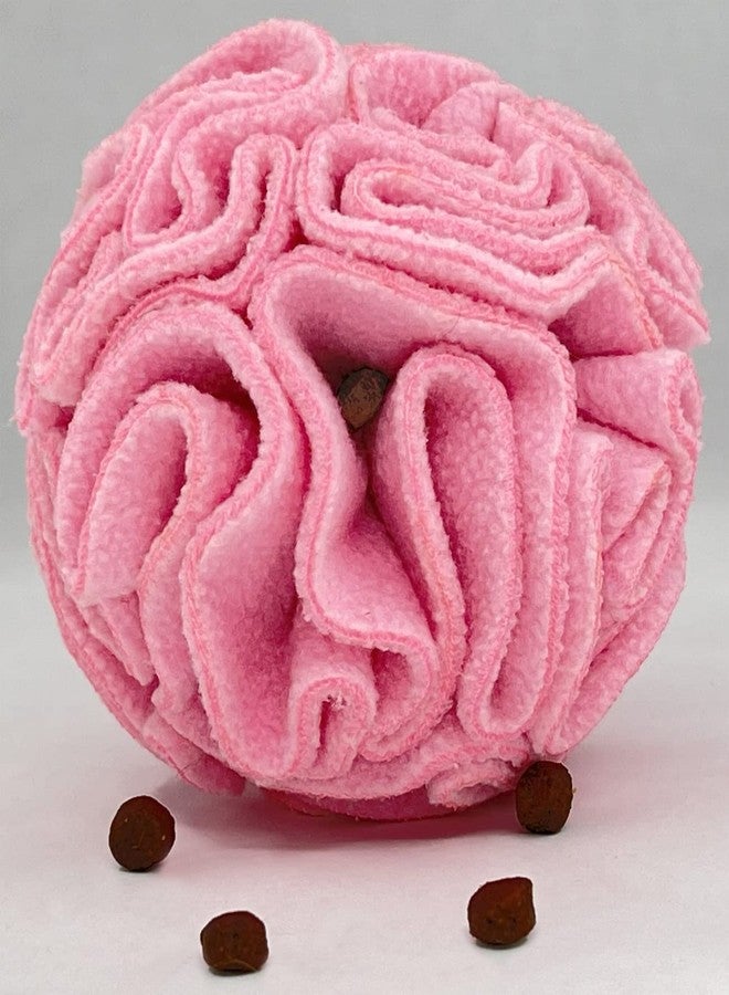 Glory To Dog Puppy and Small Breed Snuffle Interactive Foraging Dog Puzzle Ball Toy Pink - Image 3