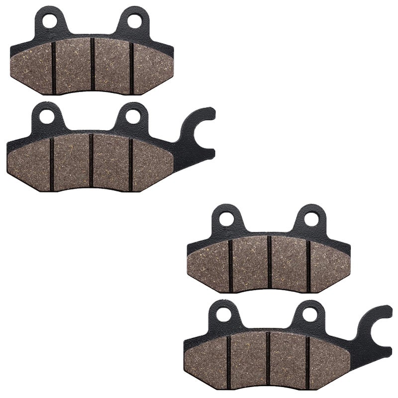 Cyleto Front Rear Brake Pads for Kawasaki Ninja 400 250R 300 EX250 EX400 20082023 W175 20182019 Z250SL 20142018 Z400 KLR650 Eliminator 125 W800