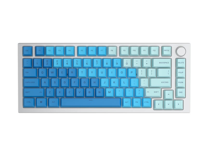 Glorious GPBT Dye Sublimated Keycaps (Caribbean Ocean) -Thick PBT Plastic 114 Keycap Set for 100% Full Size, 85% 80% TKL, 60% Compact, 75% Mechanical Keyboards - Image 4