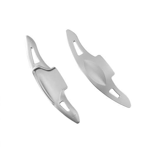 sumaikeji Aluminum Steering Wheel Shift Paddle Extension Stickers for Lincoln AviatorCorsairNautilusNavigatorNavigator L Ford Explorer 20202025Silver - Image 3