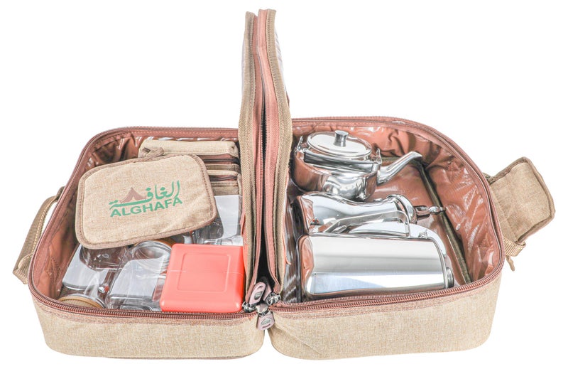 ALGhafa tea and coffee bag complete wooden - Image 1
