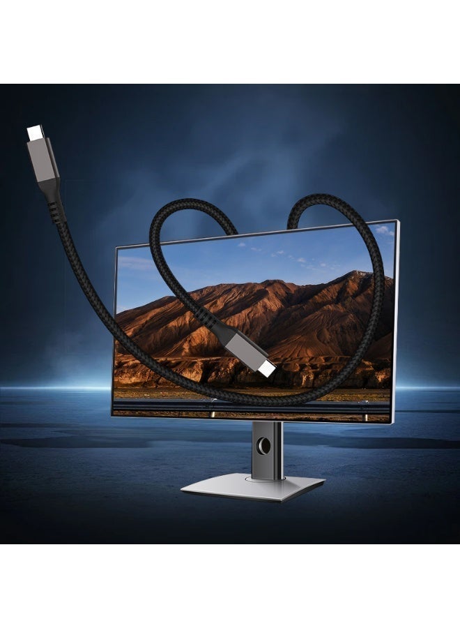 كابل شحن ونقل بيانات Type-C إلى Type-C بقوة 240 واط – سرعة فائقة 480Mbps، بطول 1.2 متر، خيط نايلون مضفر متين، متوافق مع اللابتوبات والهواتف الذكية والأجهزة اللوحية - Image 5
