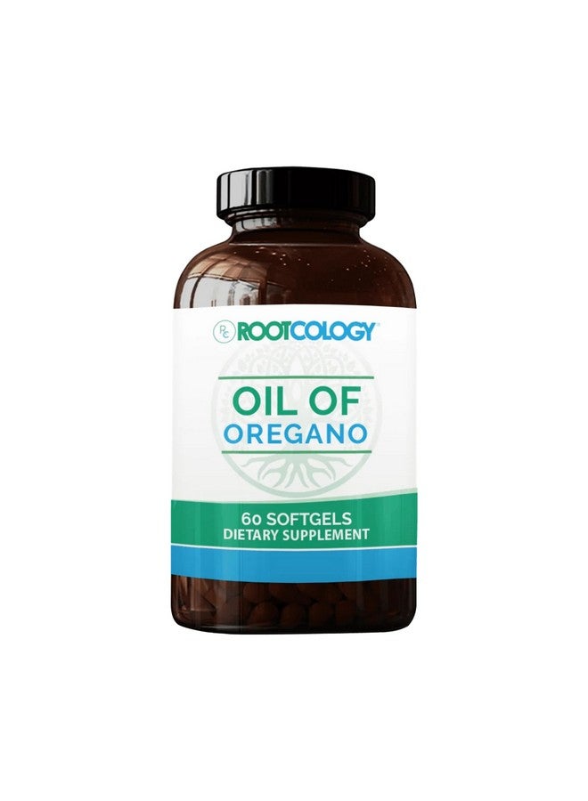 Rootcology by Dr. Izabella Wentz | Oil of Oregano | Bioactive Oregano Softgels to Support A Balanced Gut | Antioxidant Protection for Intestinal Health | 60 Softgels - Image 1