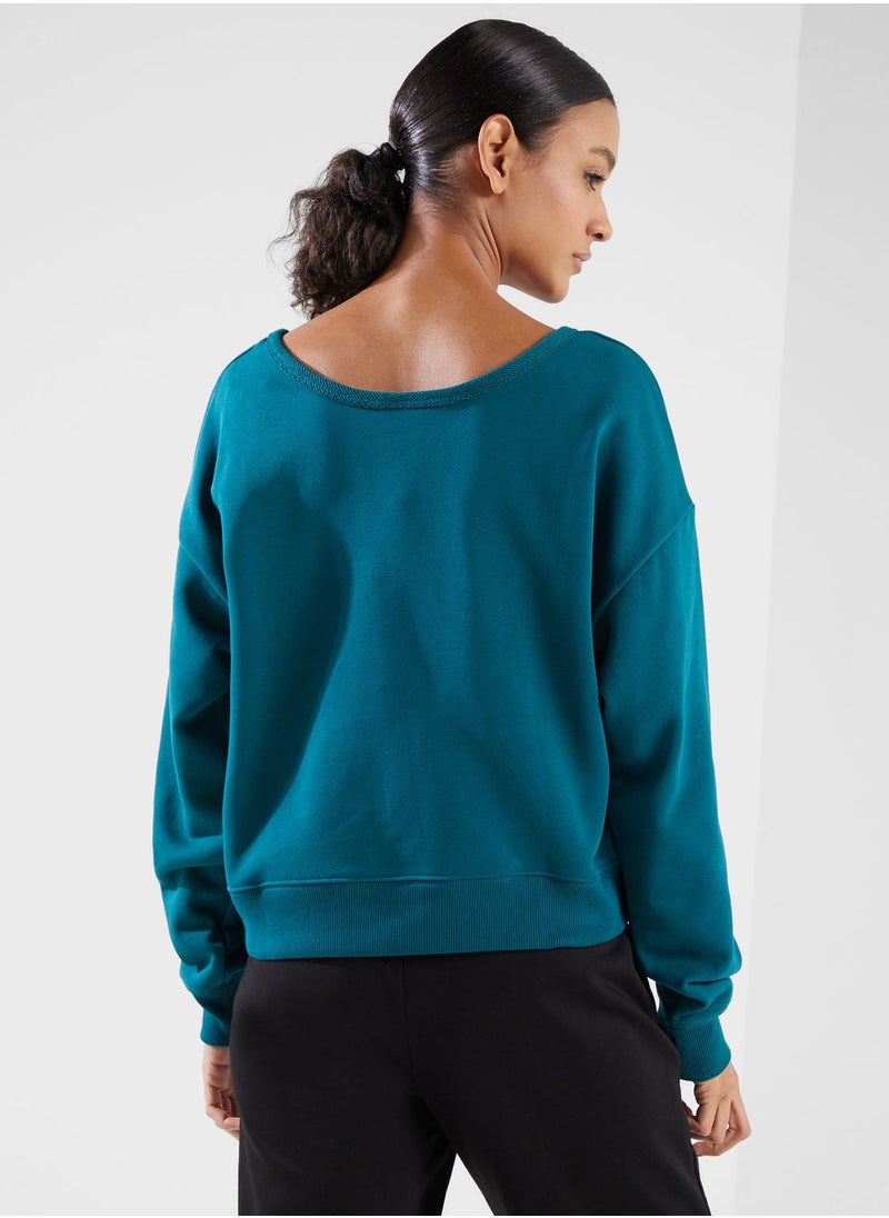 UNDER ARMOUR - Project Rock Terry Long Sleeve Sweatshirt - Image 1