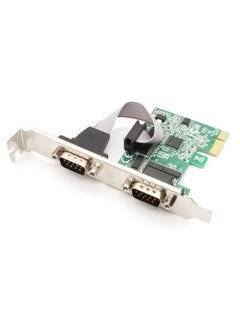 PCI RS232 Serial Adapter Card, 2 Port Serial Expansion Card AX99100 Chipset