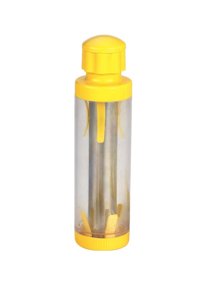 NIBEMINENT Plastic Corn Peeler Yellow/Clear 10centimeter  - Image 1