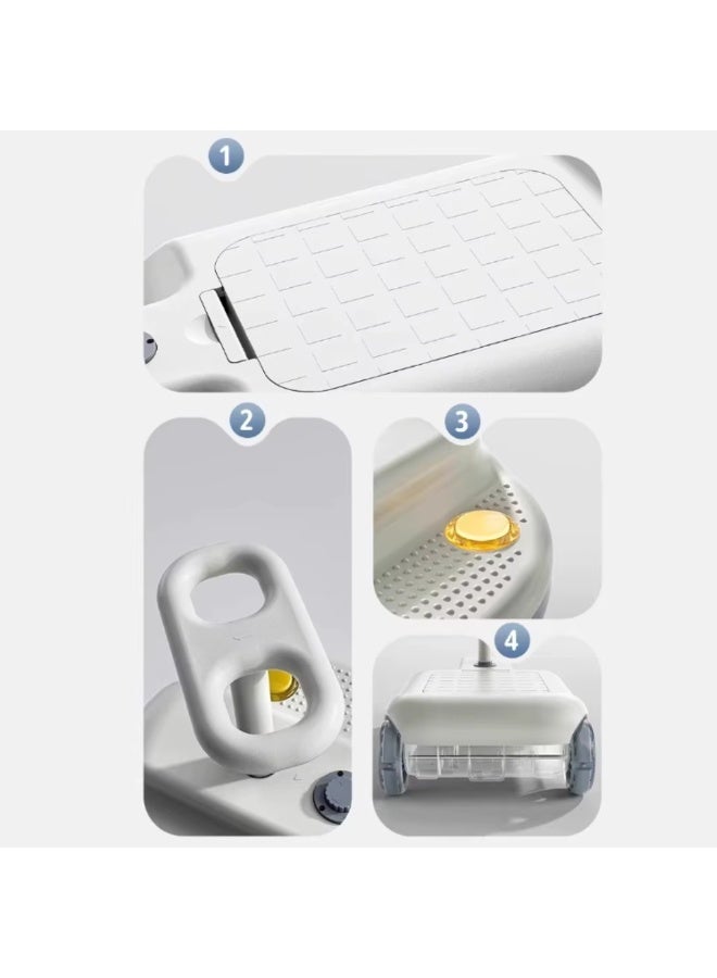 ممسحة تنظيف كهربائية لسيارة الكارت (بطارية 12 فولت 7 أمبير، محرك 550) - ألوان متنوعة - Image 4