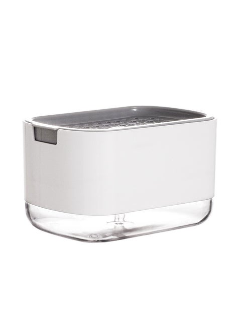 Soap Dispenser for Kitchen and Sponge Holder 2-in-1, Upgraded Quick-Dry Design, 1PC Sponge Included