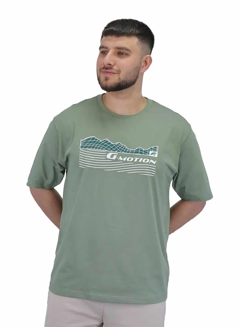 GIORDANO Men's G-Motion Sorona Printed Tee