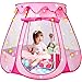 DISHIO Princess Tent Girls Kids Playhouse Pop Up Play Tent with Star Light Tent for Kids Ball Pit Toys for 123 Years Girl Birthday Gift for Indoor Outdoor Toddler Girl Gift Easy to Pop Up and Assemble - Image 4