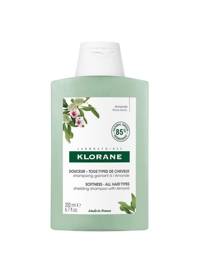 Klorane Softness Shielding Shampoo With Almond 200ml - Image 1