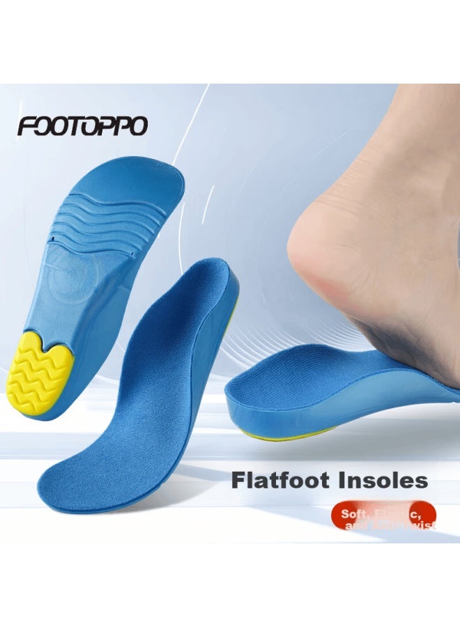 Footoppo Flat Foot Insoles Men Arch Support Pads Adult Flat Feet Sports Shock Absorption High Arch Insoles Women - Image 1