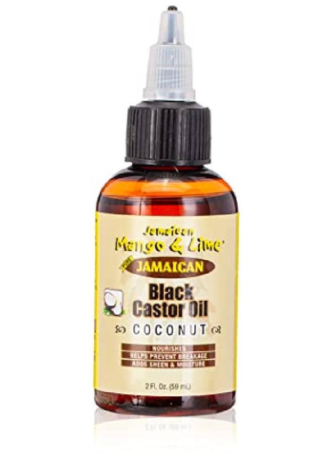 Jamaican Mango & Lime Black Castor Oil 2 Fl Oz  - Image 1