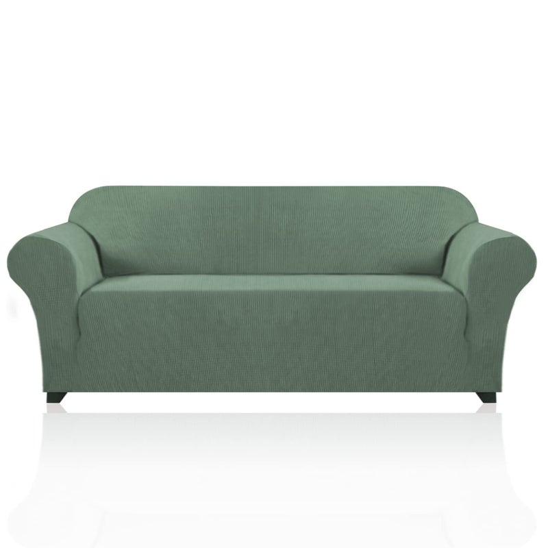 PrinceDeco Couch Covers for 3 Cushion Couch Sofa Pet Friendly Extra Large Couch Cover for Oversized Sofa Washable Furniture Protector Fitted Sofa Slipcovers Stay in PlaceXL Sofa Loden Frost
