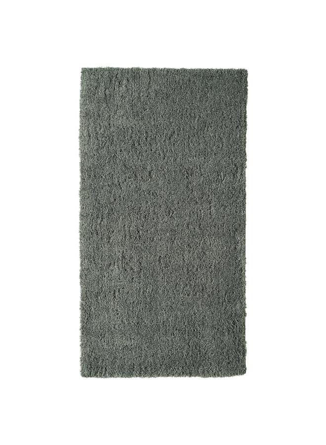 erorex Rug, high pile, dark grey, 80x150 cm - Image 1