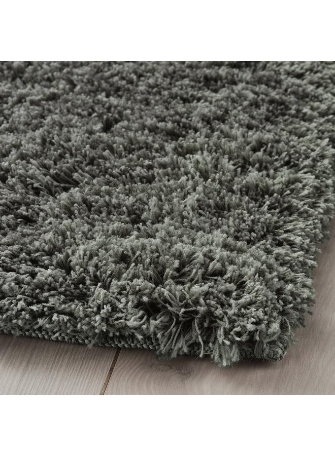 erorex Rug, high pile, dark grey, 80x150 cm - Image 3
