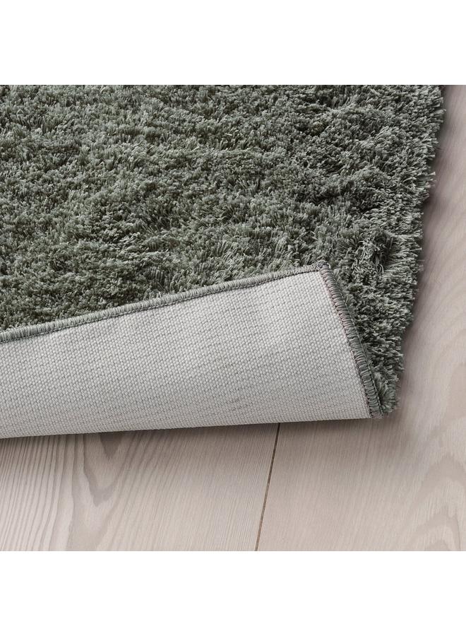 erorex Rug, high pile, dark grey, 80x150 cm - Image 4