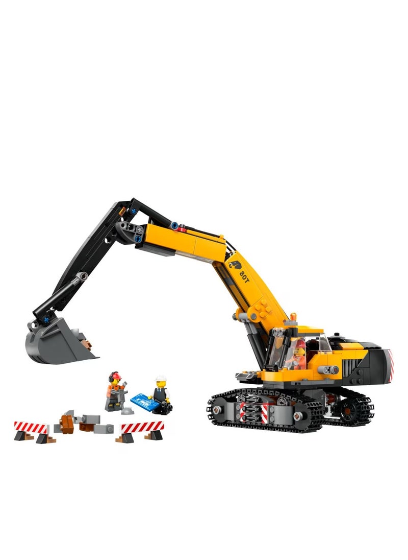 LEGO LEGO 60420 Yellow Construction Excavator  - Image 2