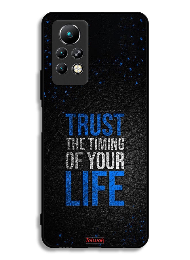 Tolwak - Infinix Note 11 Pro Protective Case Cover Trust The Timing Of Your Life - Image 1