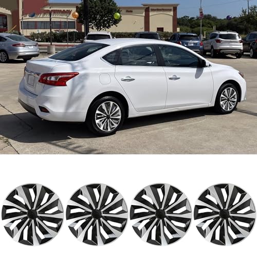DREAMOTOR 16 inch Hubcaps Set of 4, Automotive Wheel Tire Covers, Wheel Rim Cover Compatible/Replacement with Toyota Volkswagen VW Chevy Nissan Sentra Honda Civic Accord Dodge Ford Kia Cadillac Scion - Image 1