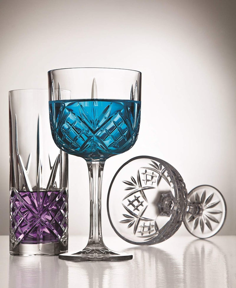 Godinger Beverage Tumbler Glasses All Purpose Highball - Dublin Collection, 12oz, SET OF 4 - Image 4