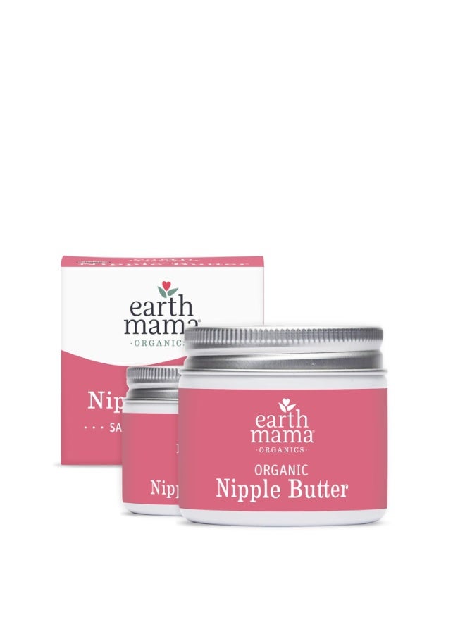 Earth Mama Organic Butter Breastfeeding Cream (Pack of 2)