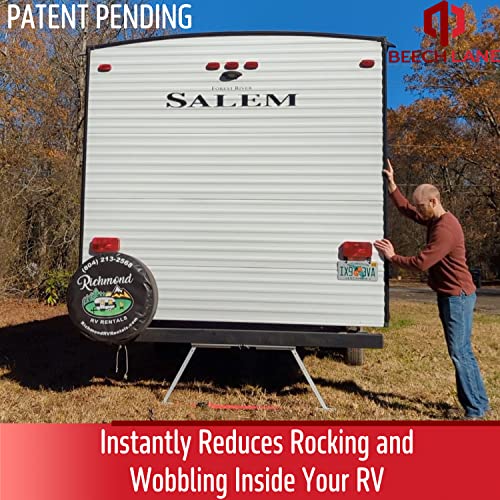 Beech Lane Universal RV Stabilizer, Reduces RV Wobble, Compact Foldable Design for Easy Storage, Adjustable Height of 12" to 26.5", Patent Pending (2 Pack) - Image 2