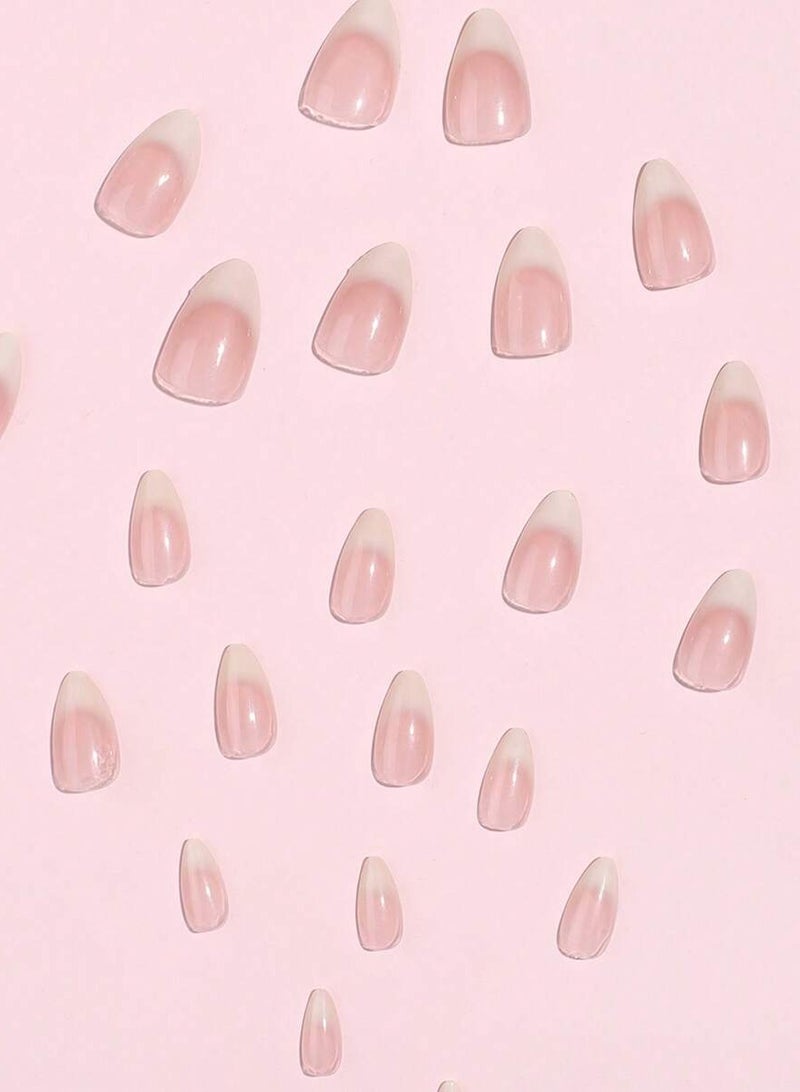 Artificial nails with natural French touch, 24 nails - Image 2