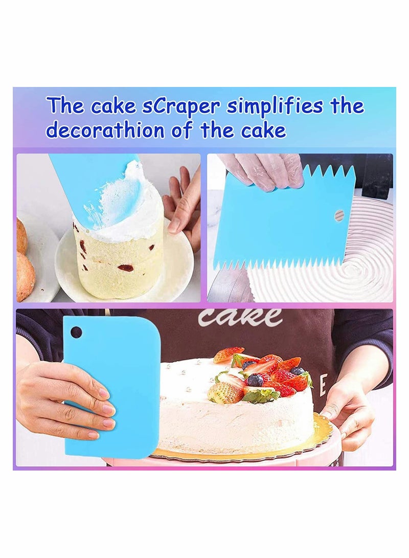 Excefore Dessert Decorating Syringe Set, KASTWAVE Cupcake Frosting Filling Injector with 7 Icing Nozzles and 3 Cream Scrapers Dessert, Cream Piping Syringe Nozzles Kits for Cake Cookies Dessert Decoration - Image 3