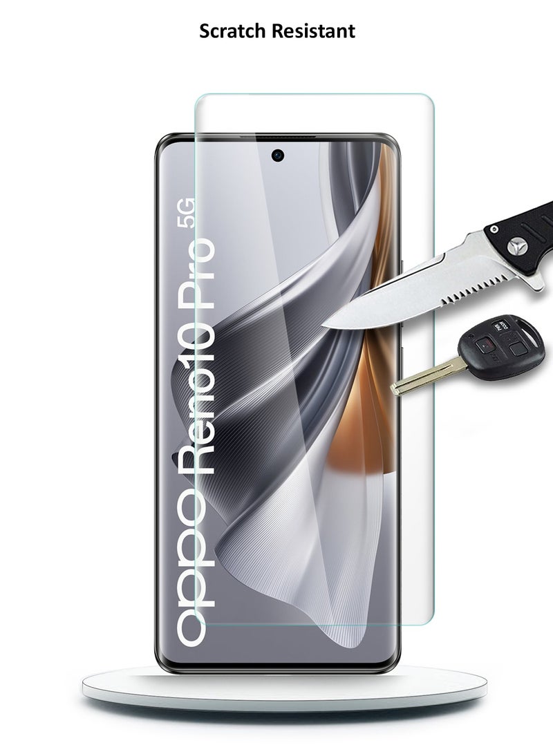 Wtech Premium Curved Edges UV Full Glue Full Cover Tempered Glass Screen Protector For Oppo Reno10 Pro 5G 2023 Clear - Image 5