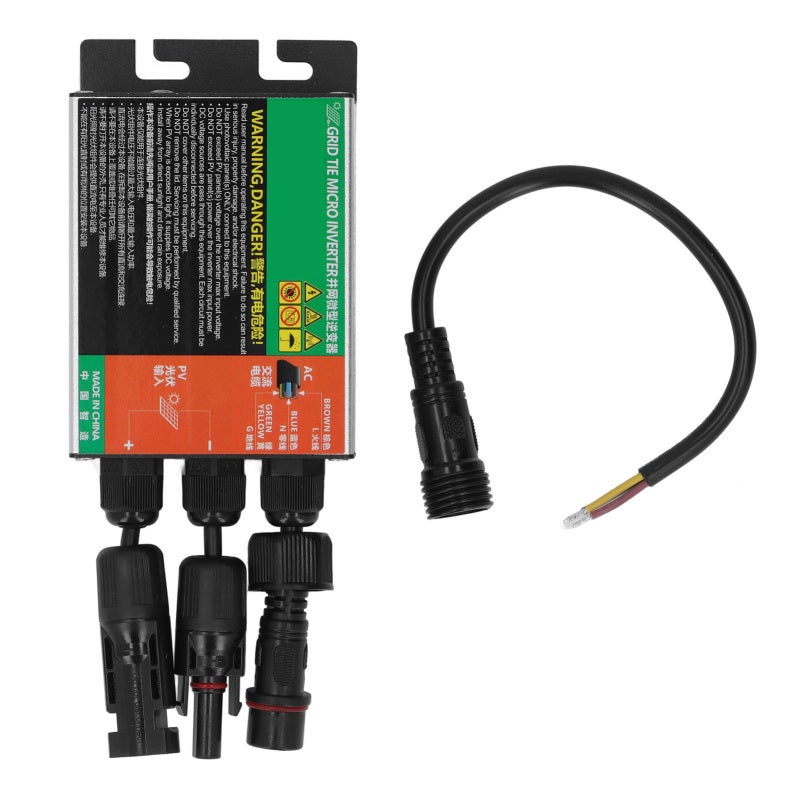 محوّل دقيق مربوط بالشبكة MPPT موجة جيبية نقية بديل للطاقة الشمسية مدمج AC230V 260W - Image 1