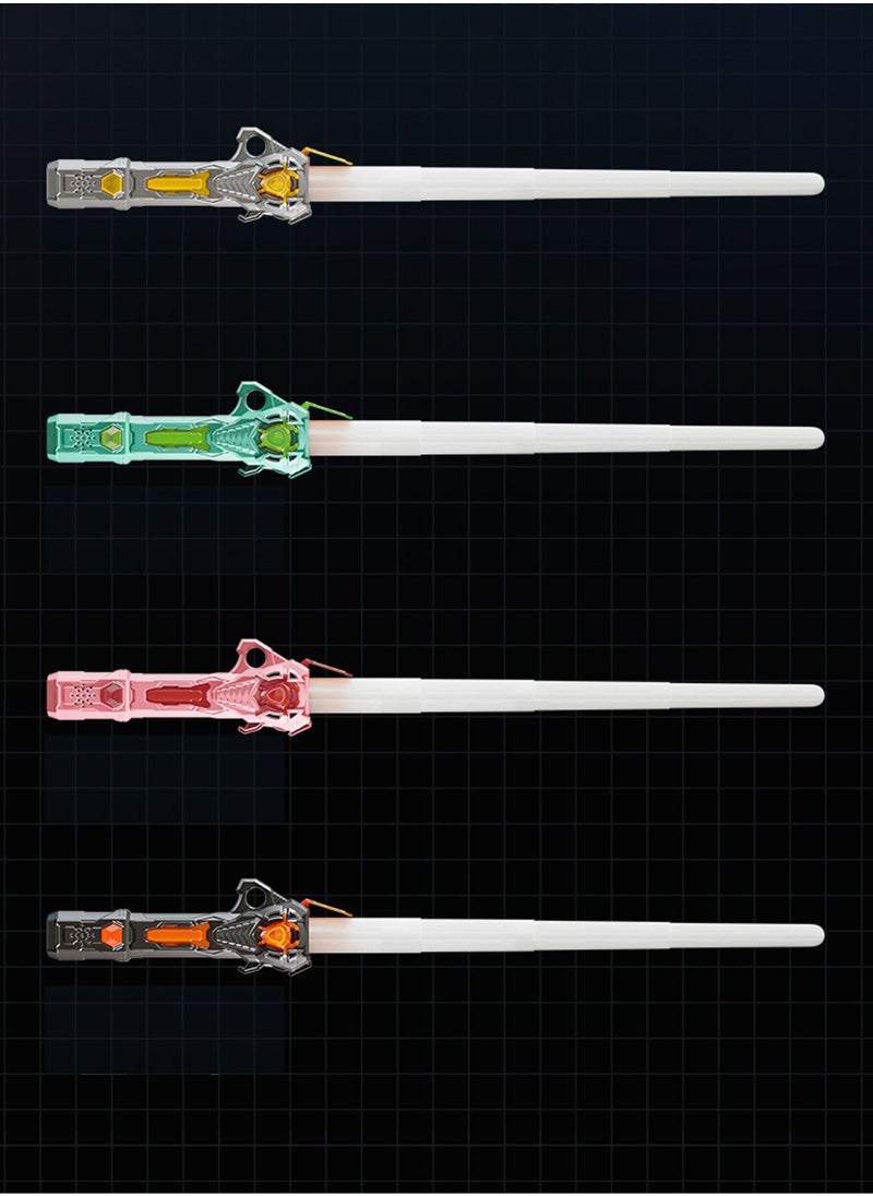 MissTiara - 2 Piece Convertible 16 Color Light Effect Telescopic Lightsabers with 3D Dynamic Sound Effect and 2 Pieces Can be Combined - Image 1