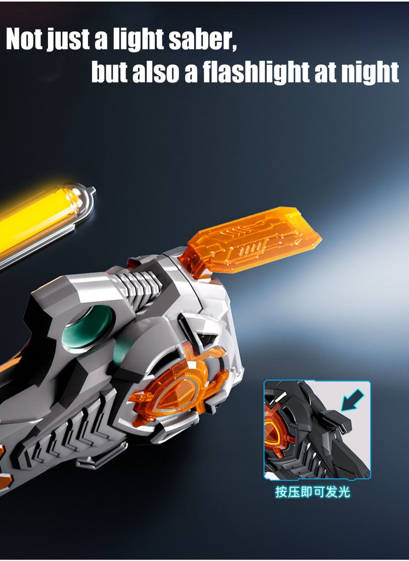 MissTiara - 2 Piece Convertible 16 Color Light Effect Telescopic Lightsabers with 3D Dynamic Sound Effect and 2 Pieces Can be Combined - Image 1