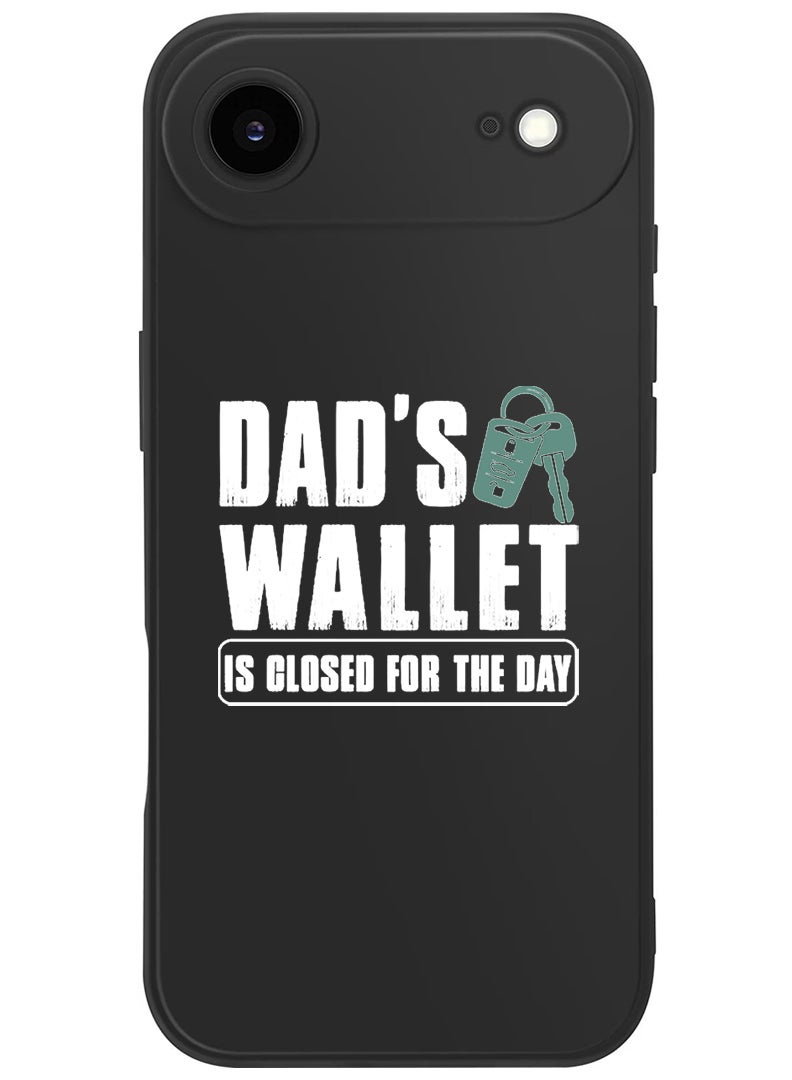 Theodor Protective Slim Fit Case Liquid Silicone Cover with Full Body Protection Anti-Scratch Shockproof Case For Apple iPhone 17 Air (Black) Dads wallet - White - Image 1