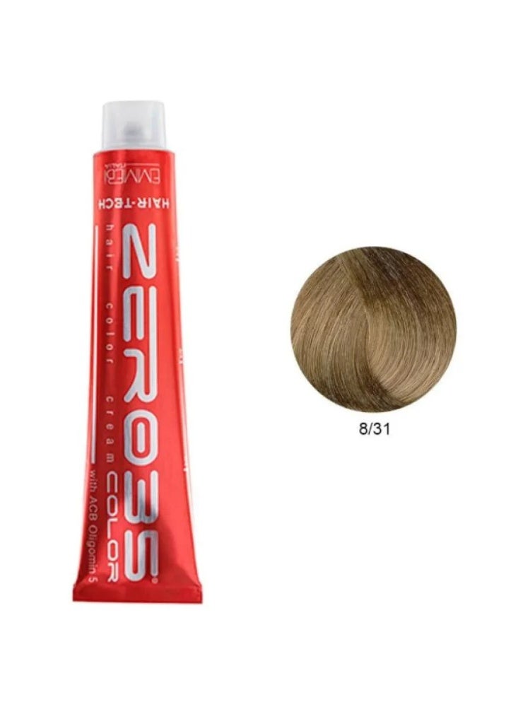 Zero 35 Professional Color Hair Dye – 8/31 – 100ml