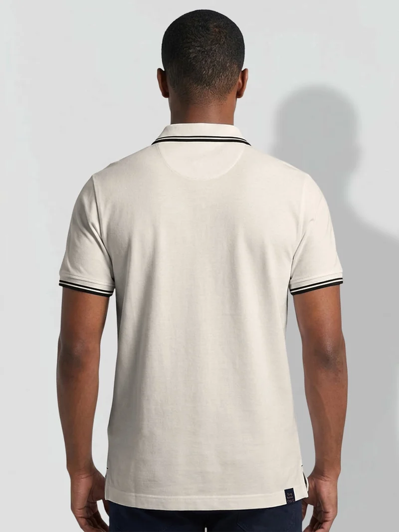 Being Human Men Brand Logo Polo Collar T-shirt