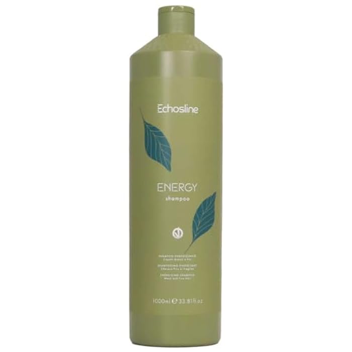 Echos Line Echosline Energizing Shampoo for Weak and Fine Hair - 1000 ml. / 33.8 fl.oz. - Image 1