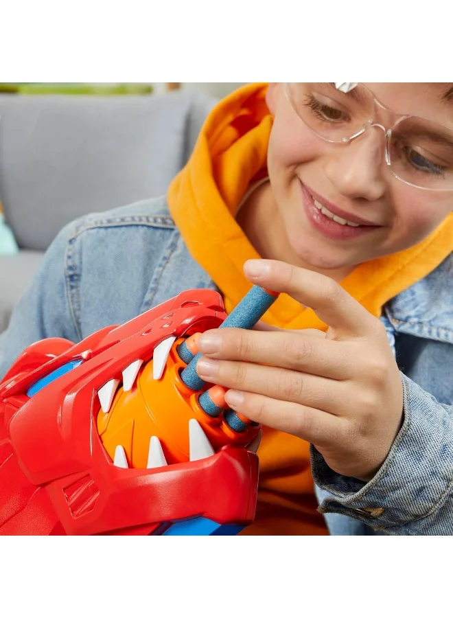 NERF Nerf Junior Wild Lionfury, Easy Play Dart Blaster, 16 Nerf Elite Darts