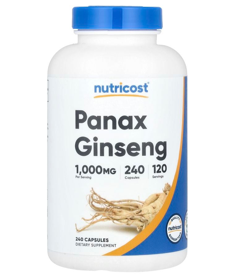 Panax Ginseng 240 Capsules (500 mg per Capsule)